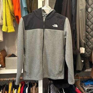 The North Face black and gray hoodie 14/16